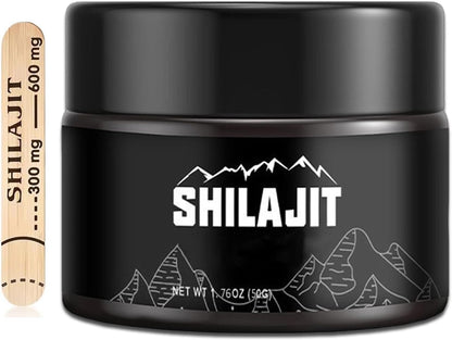 Resina de Shilajit del Himalaya 50g – Máxima Pureza y Potencia 600mg