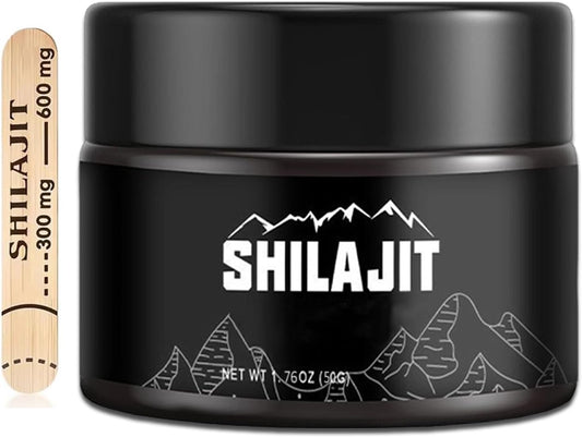 Resina de Shilajit del Himalaya 50g – Máxima Pureza y Potencia 600mg