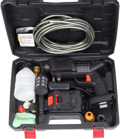 Idropulitrice portatile con 2 batterie Idropulitrice ad alta pressione a batteria per il lavaggio di auto Pulizia di pavimenti 42v 8000Mah